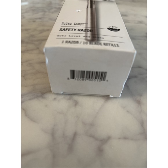 Bevel Shave Safety Razor 1 Razor 10 Blades Open Box - Picture 7 of 8